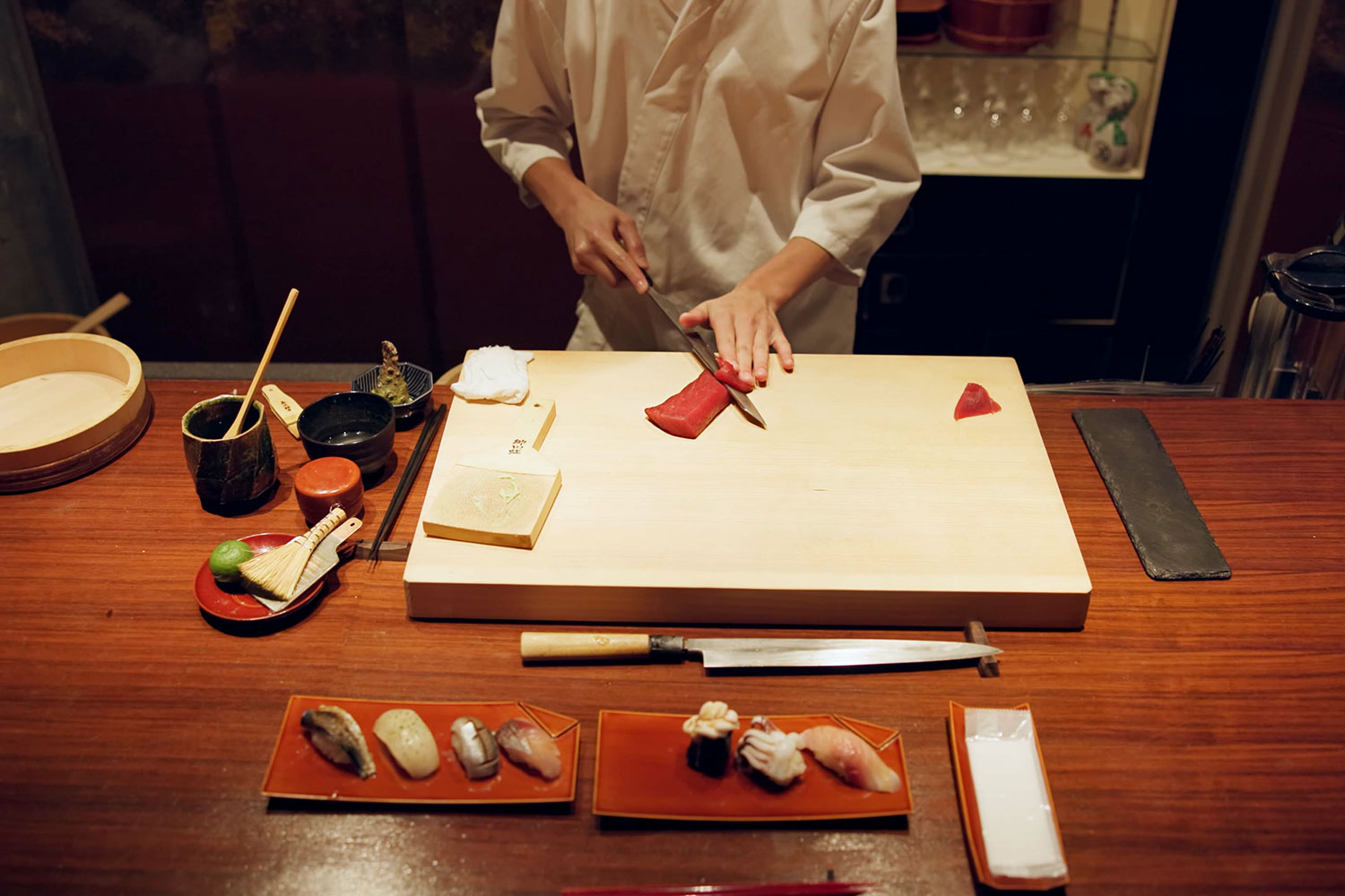 Precision Simplicity Balance Within Traditional Sushi Techniques